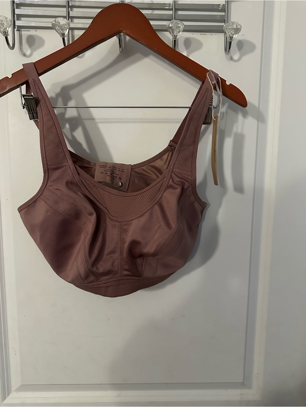 Full Coverage Wireless Bra in Dusty Rose